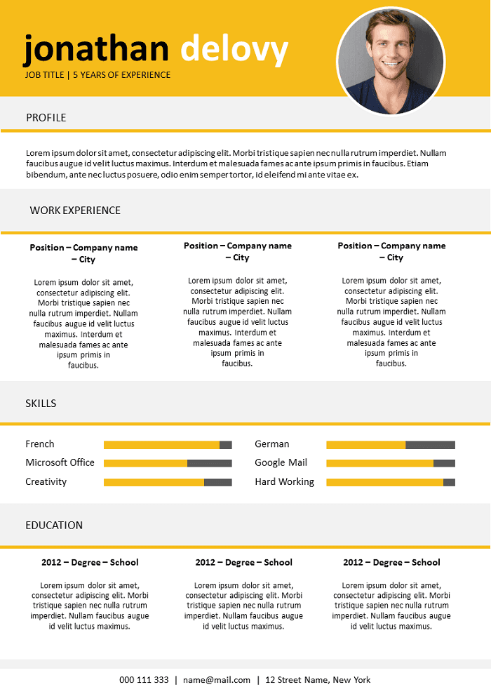 Senior Resume