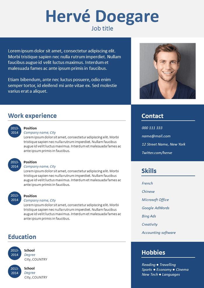 Simple designer Resume