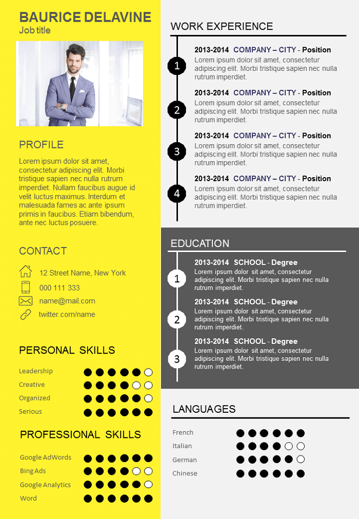 Design and Clean Resume