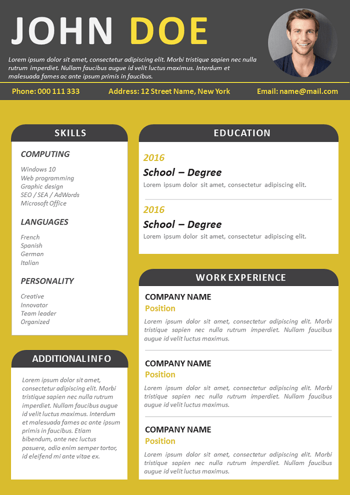 Simple and Designer Resume