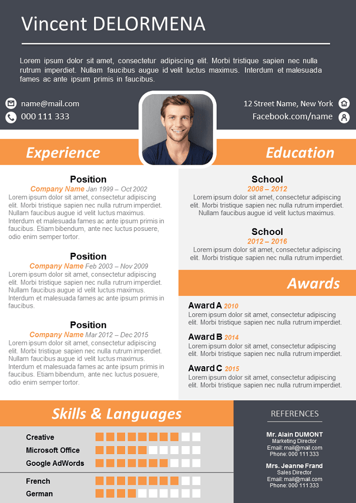 Modern and Design Resume