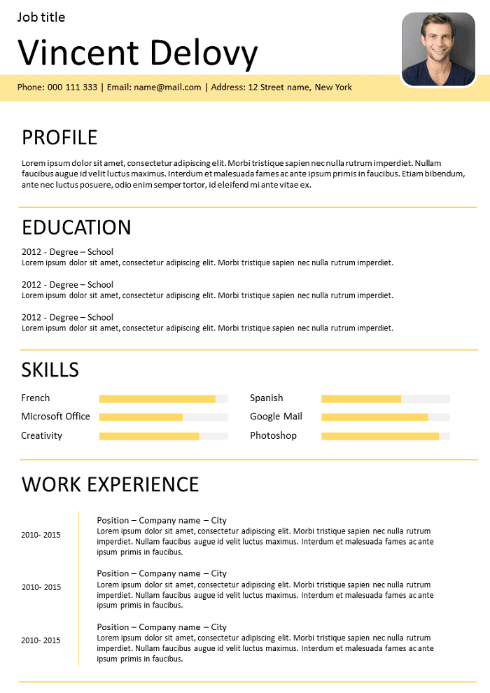Free Resume Berkeley to Download