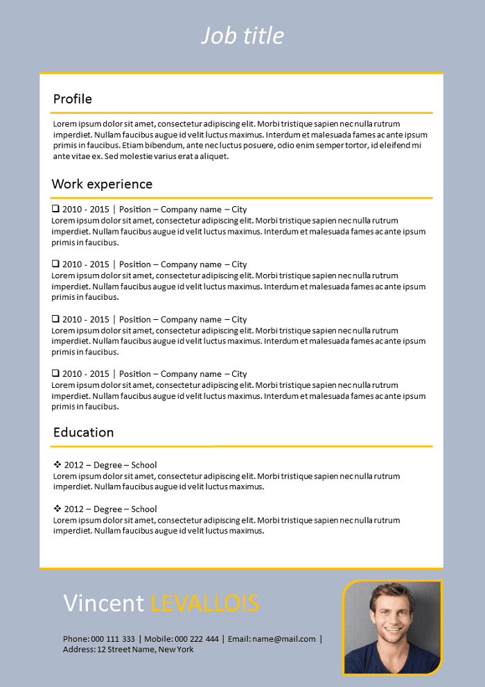 Columbia Resume