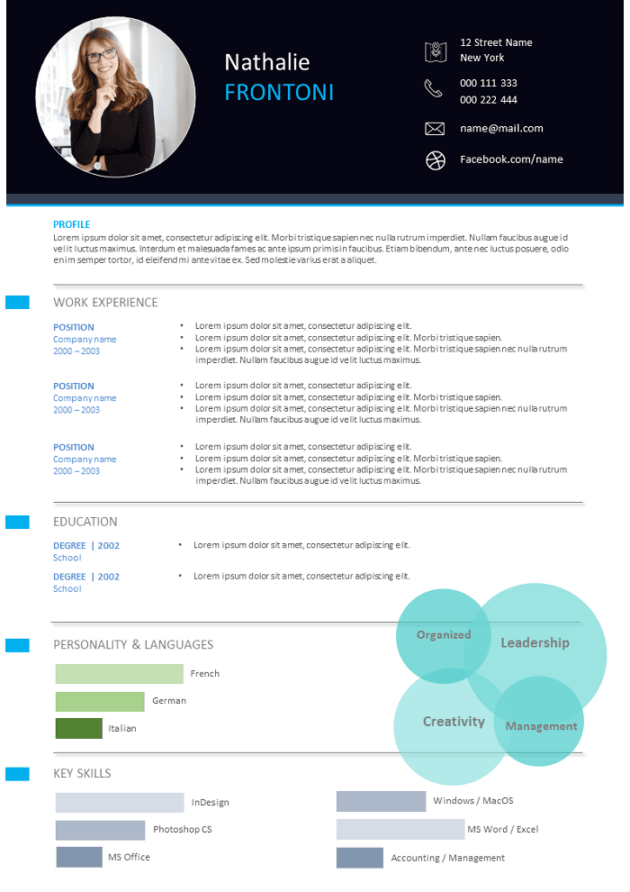 Modern and plain Resume