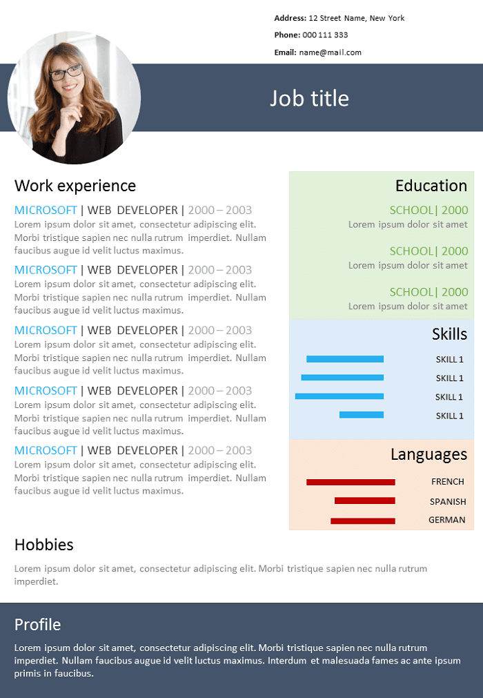 Resume Coloured