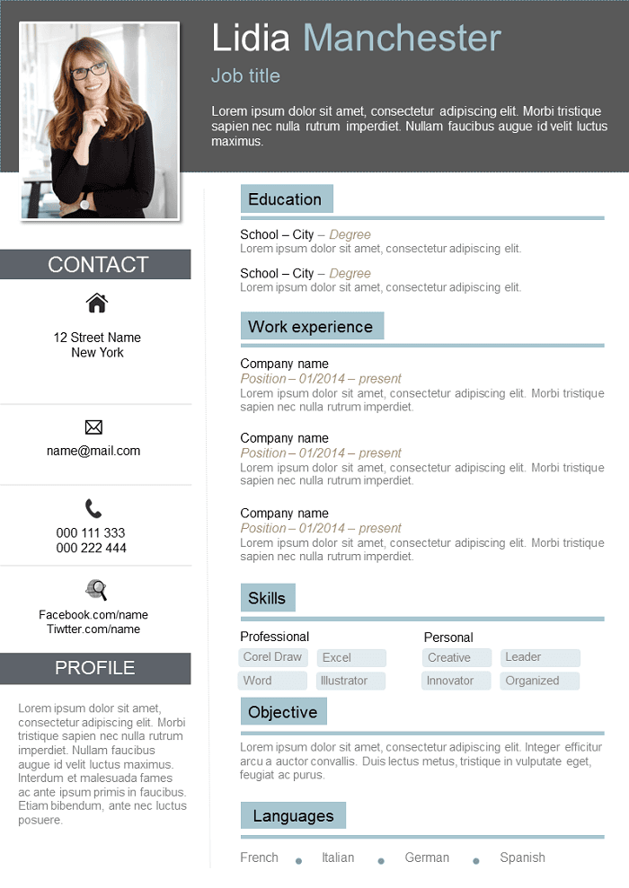 Free Resume Classic and Mordern to Download