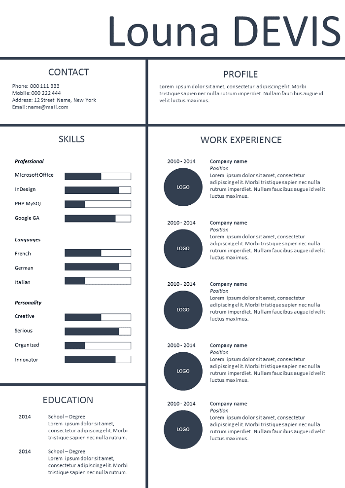 San Diego REsume