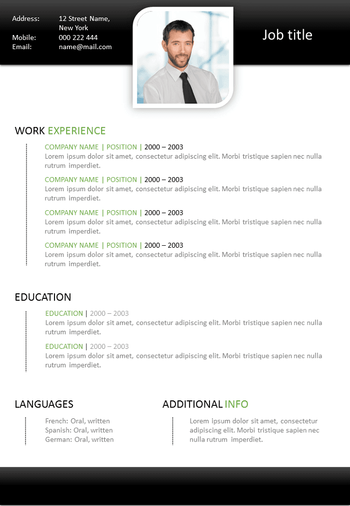 Free Resume Flexible to Download