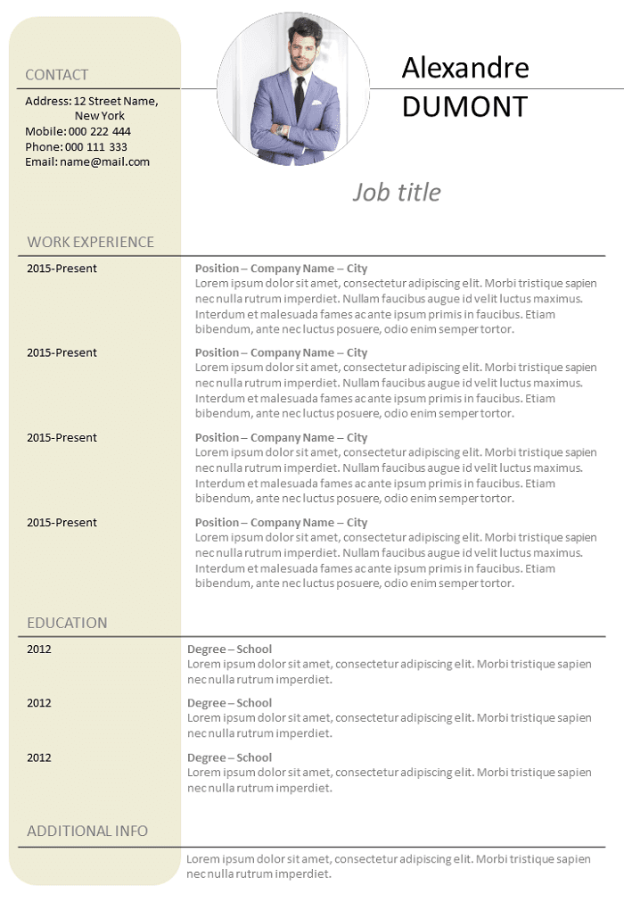 Free Resume Banker To Download