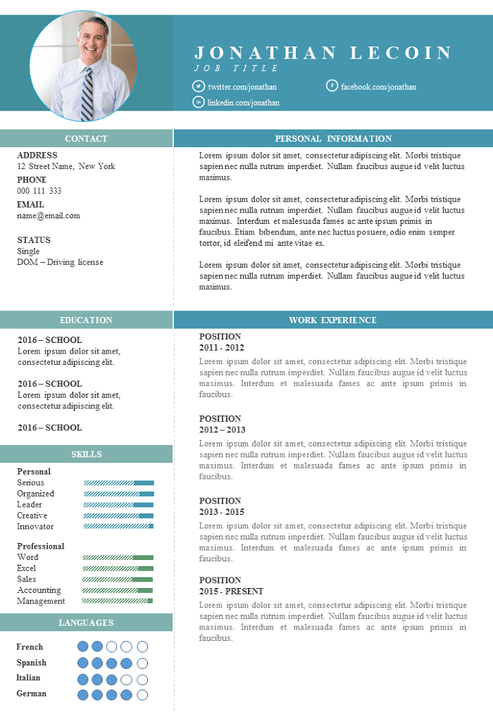 director resume templates for microsoft word