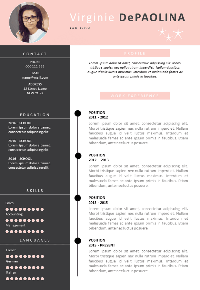 Cleaning lady Resume