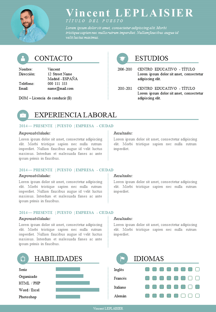 CV Contador